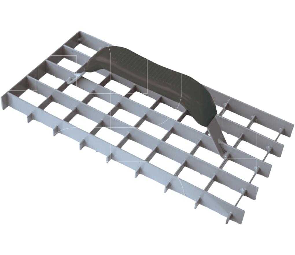 Gipsrooster rechthoekig 290 x 140 mm